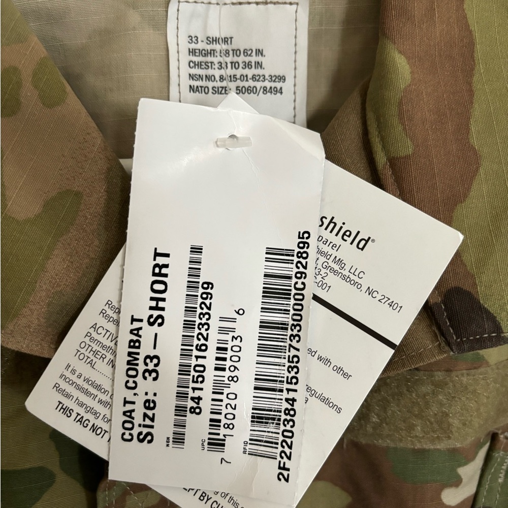 Female Military OCP Blouse size 33 Short - Picture 3 of 6
